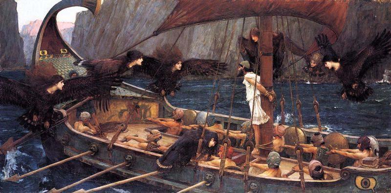 John William Waterhouse Ulysses and the Sirens oil painting picture